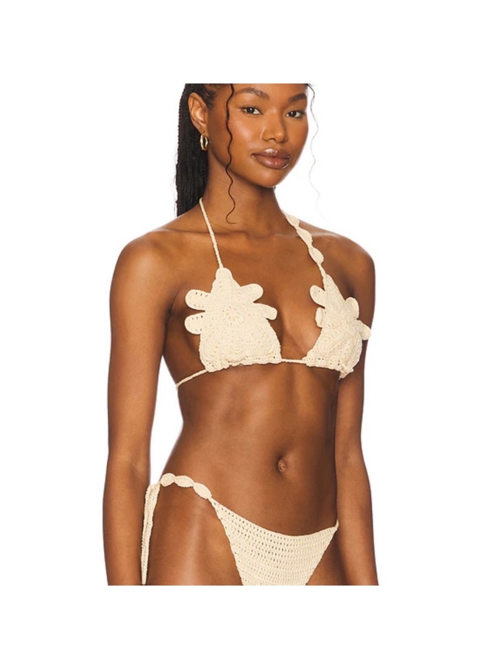 Revolve samba bikini top and bottoms in wheat